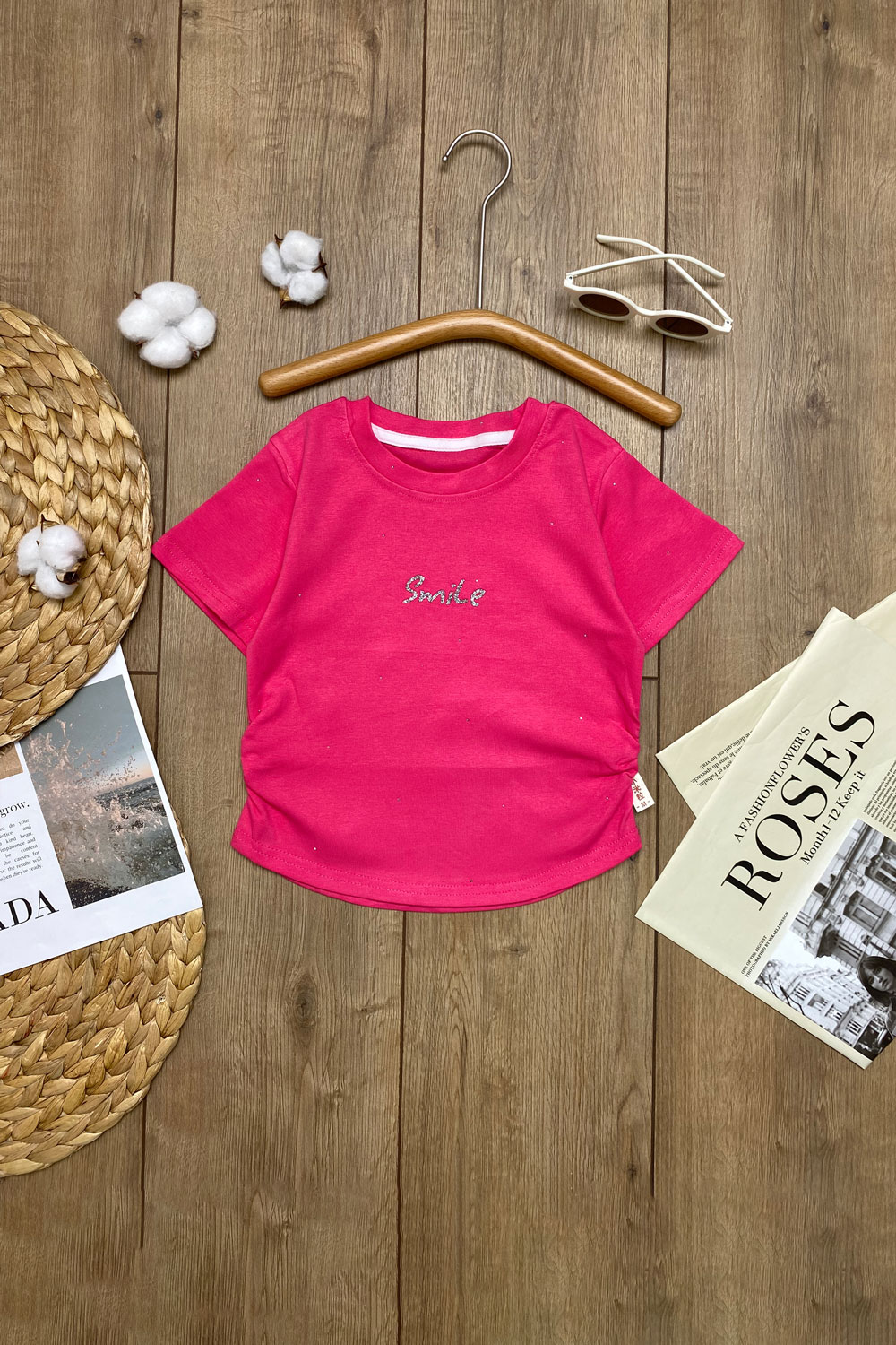 Футболка для девочек 1ОЧ детская одежда оптом Томико