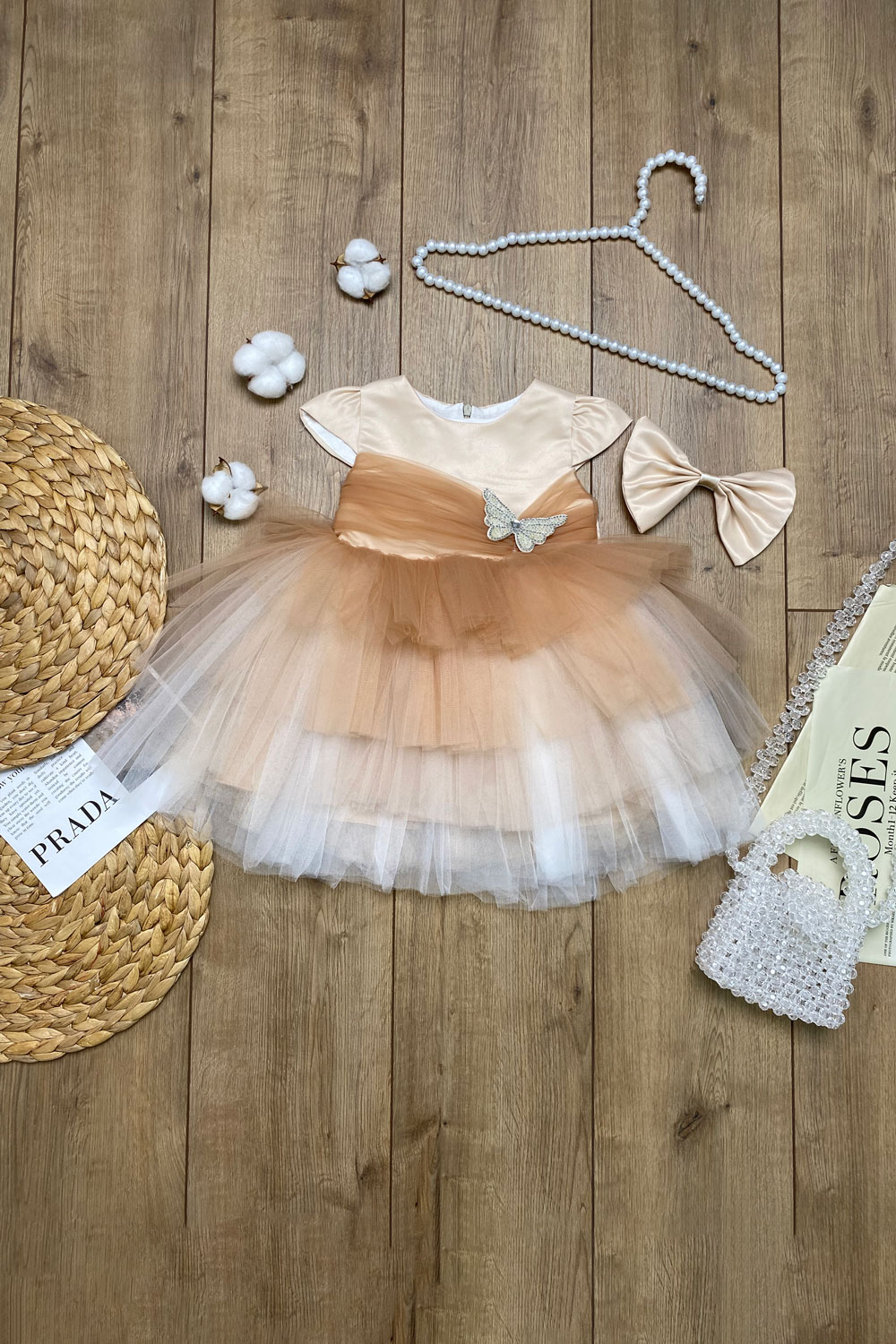 Платье нарядное  детская одежда оптом Томико