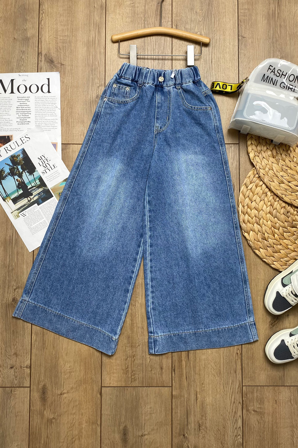 Джинсы для девочек 1ОЧ детская одежда оптом Томико