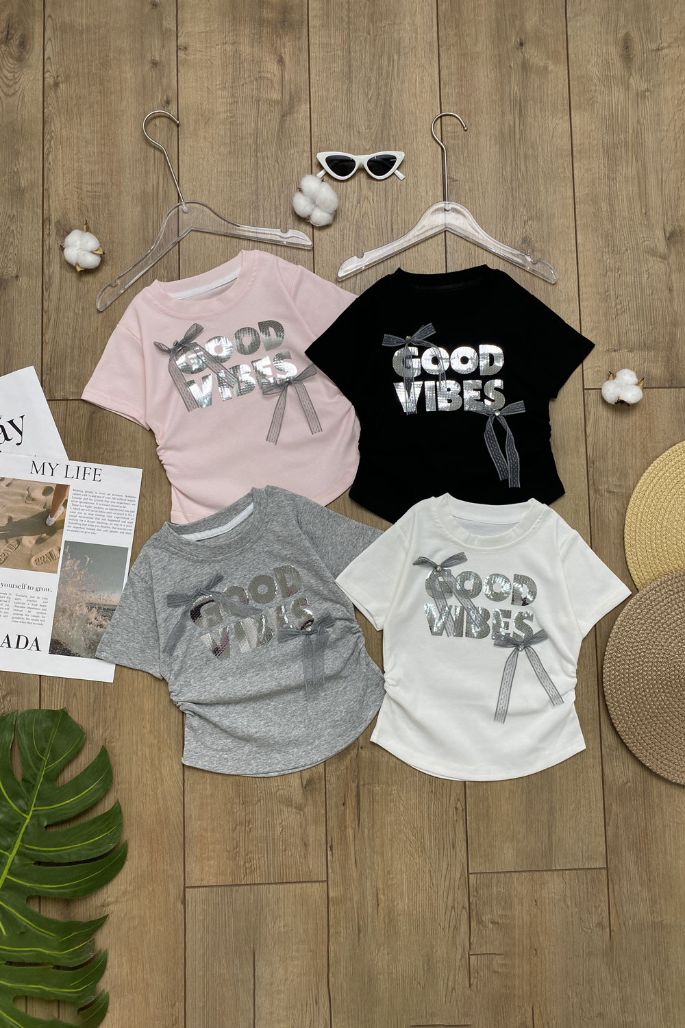 Футболка для девочек 1ОЧ детская одежда оптом Томико