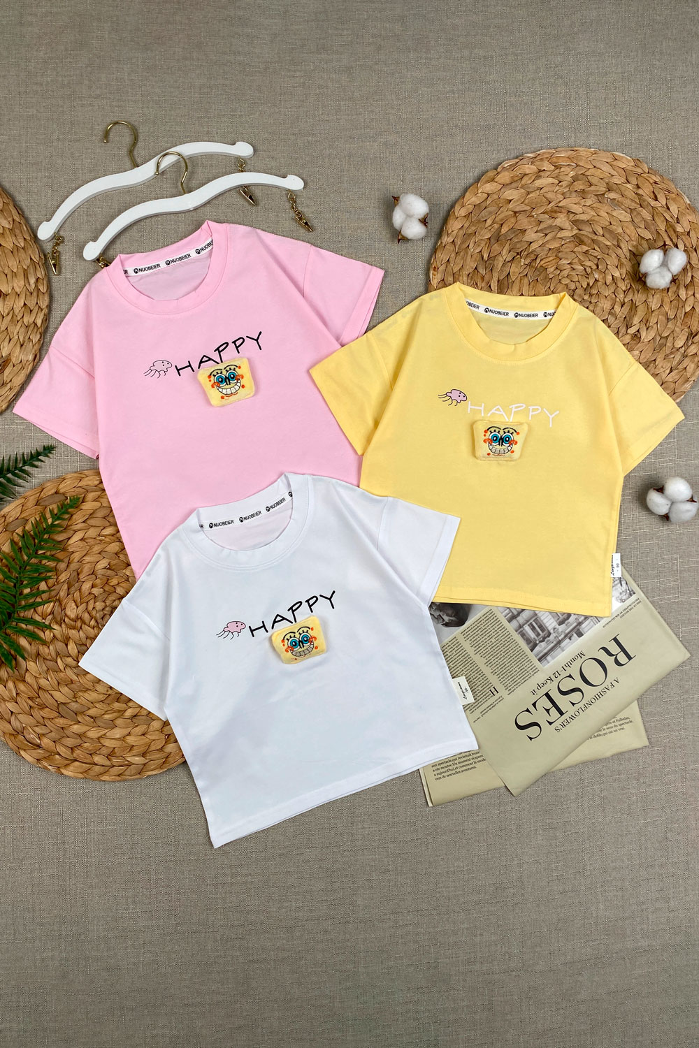 Футболка для девочек детская одежда оптом Томико