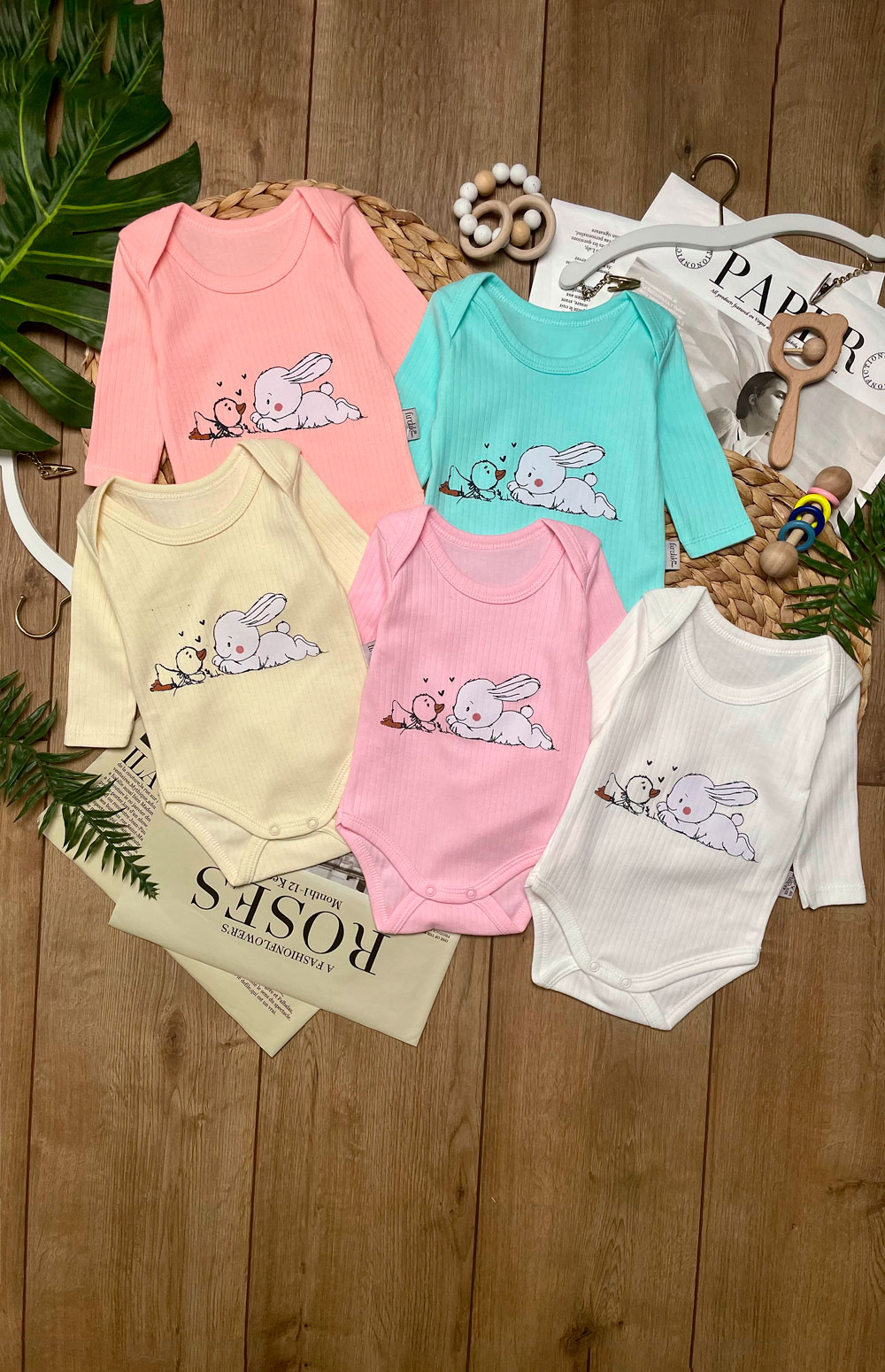 Боди для девочек детская одежда оптом Томико