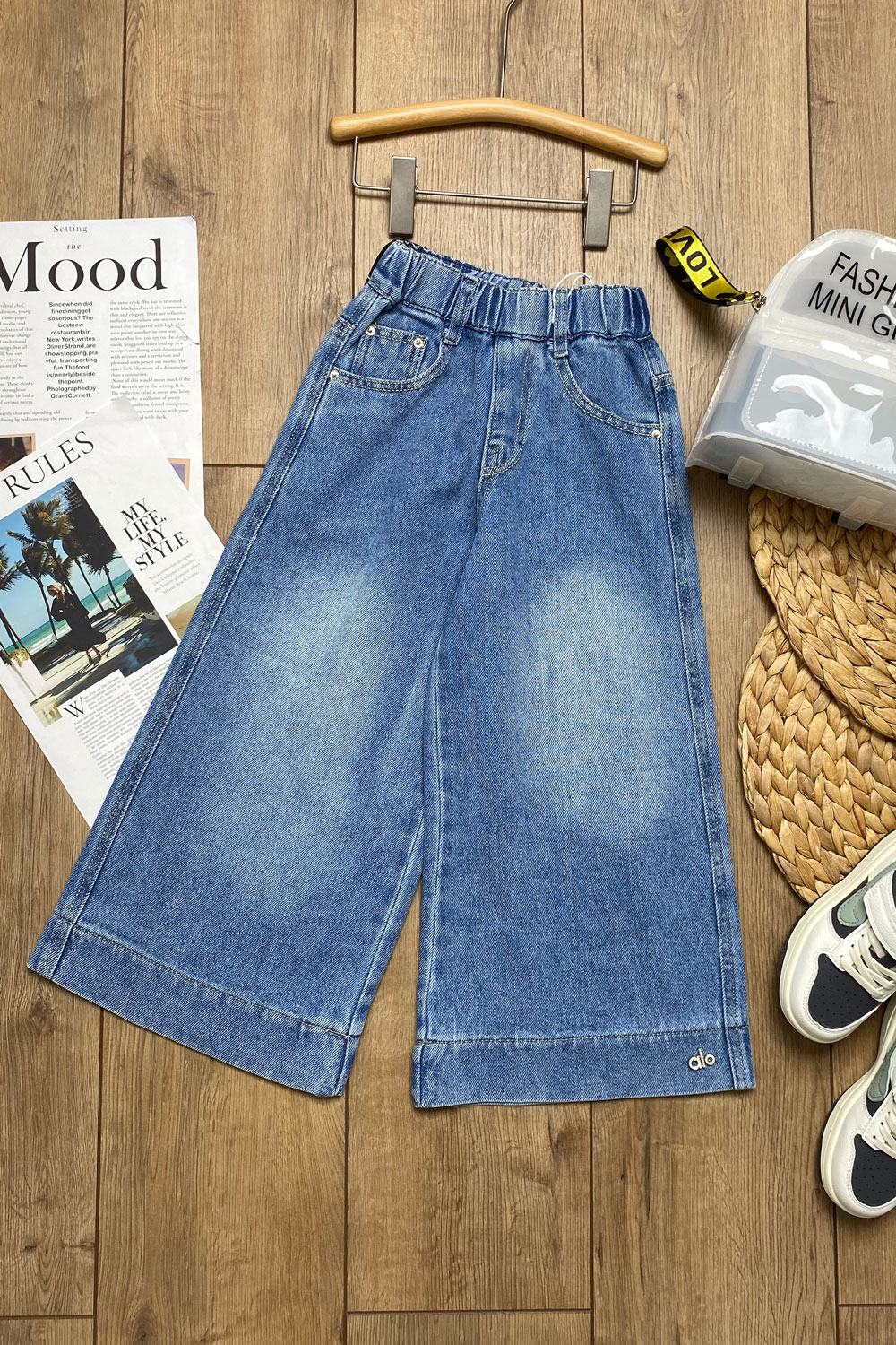 Джинсы для девочек 1ОЧ детская одежда оптом Томико