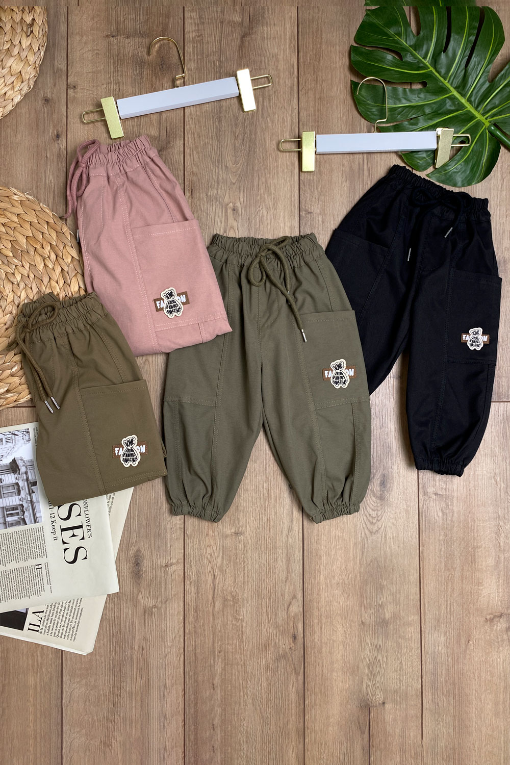 Брюки для девочек детская одежда оптом Томико