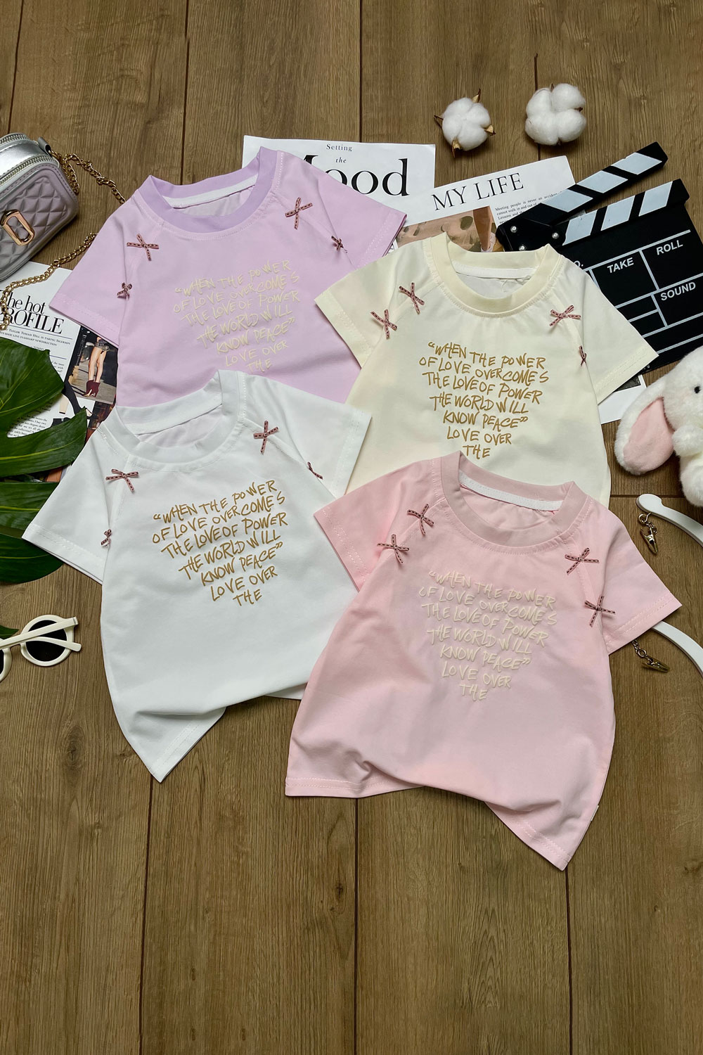 Футболка для девочек 2ОЧ детская одежда оптом Томико