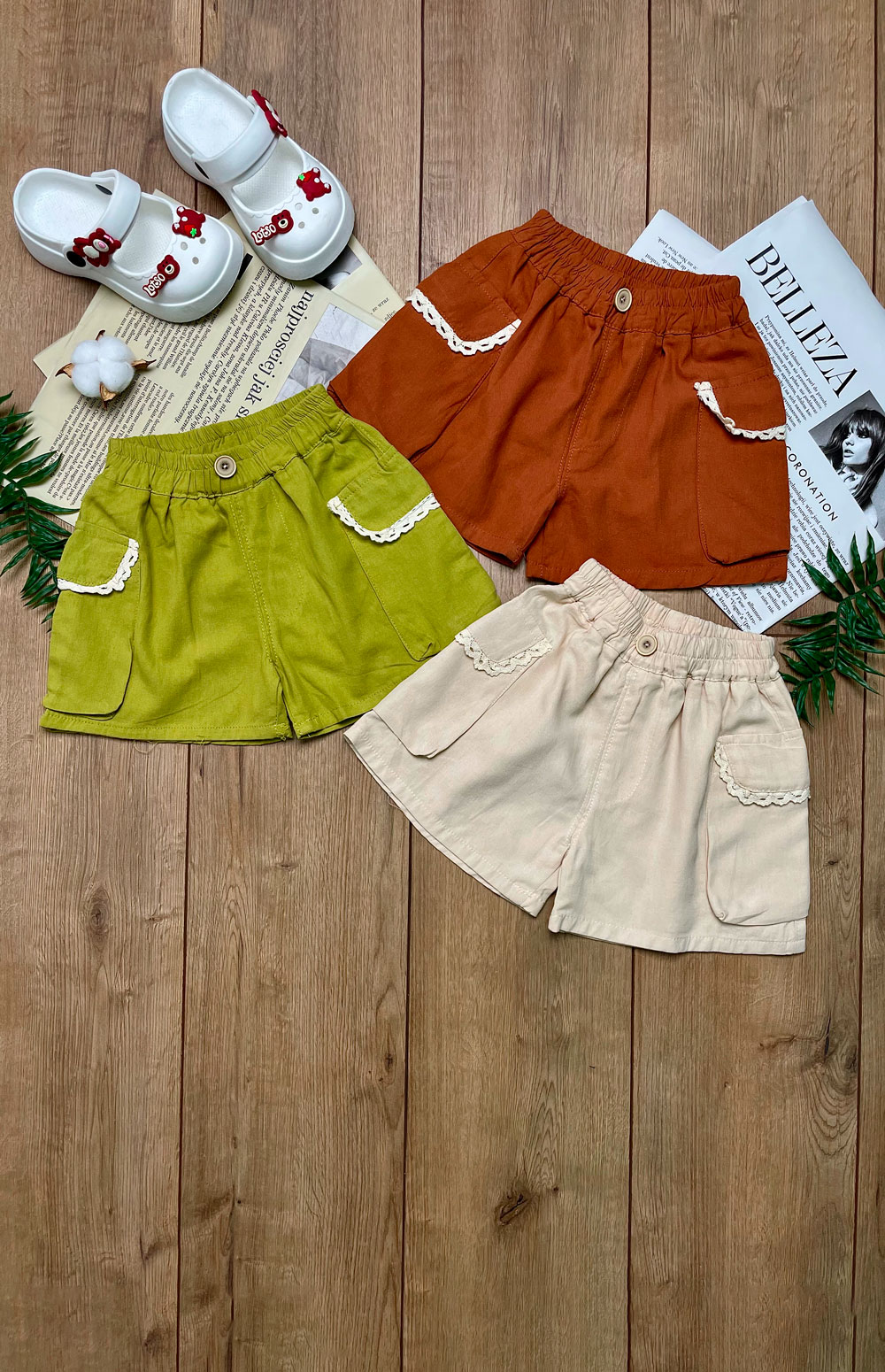 Шорты для девочек детская одежда оптом Томико