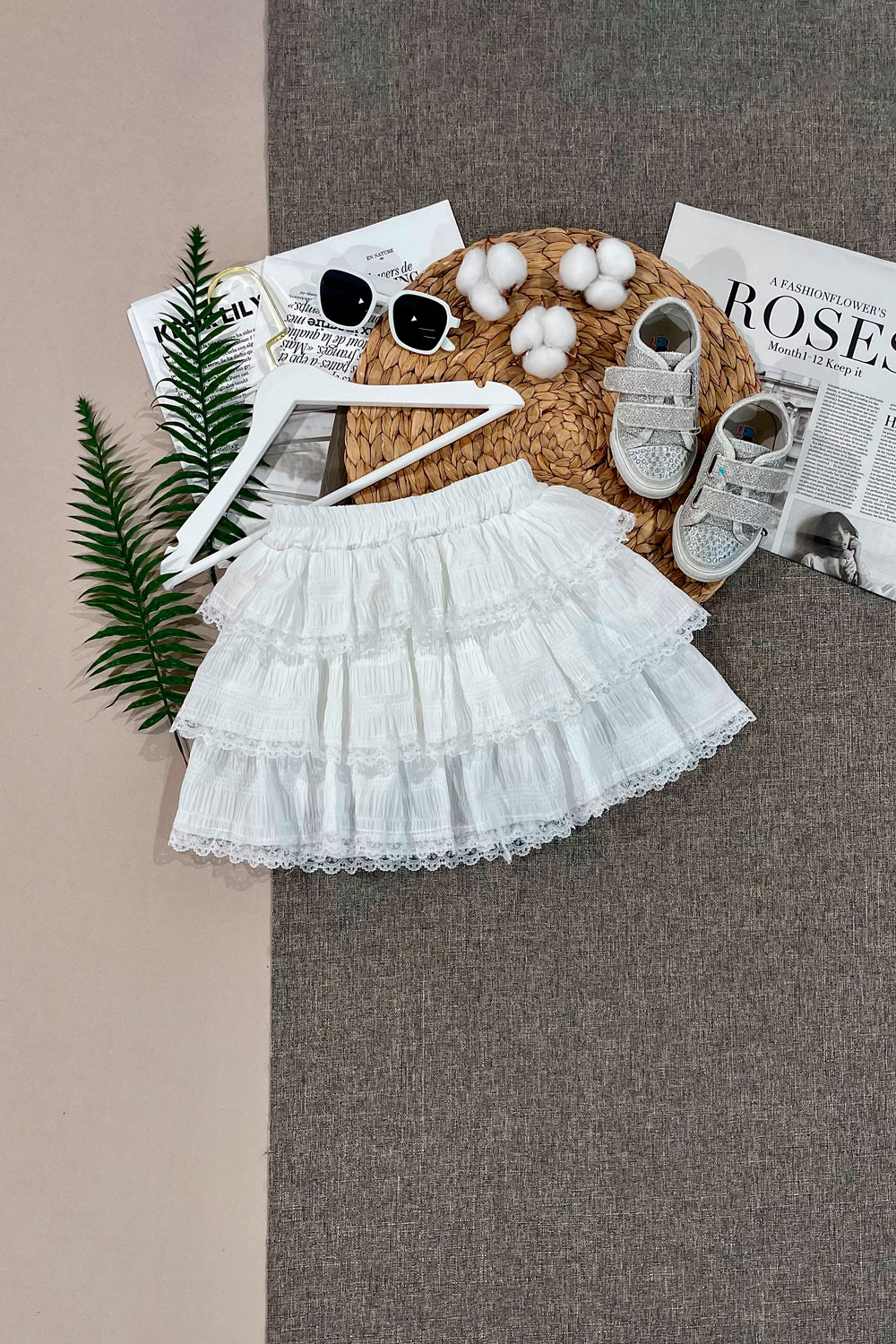 Юбка детская одежда оптом Томико