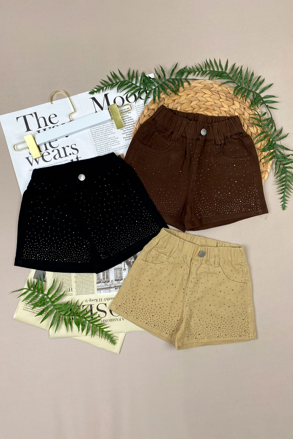 Шорты для девочек детская одежда оптом Томико