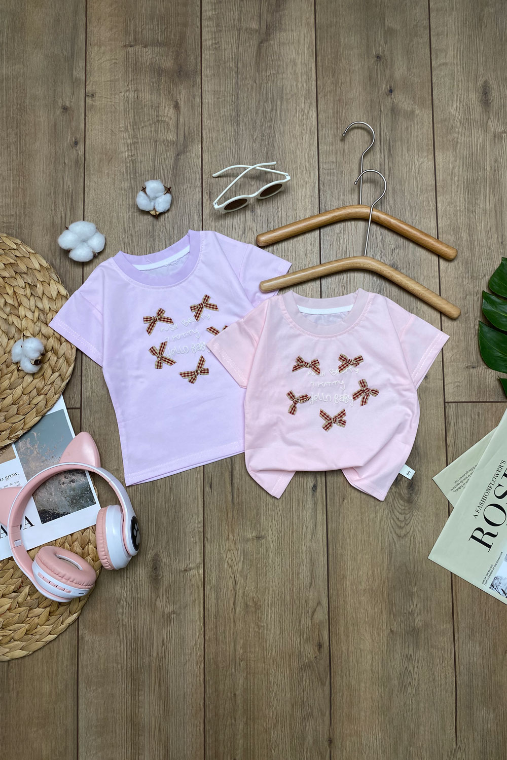 Футболка для девочек 2ОЧ детская одежда оптом Томико