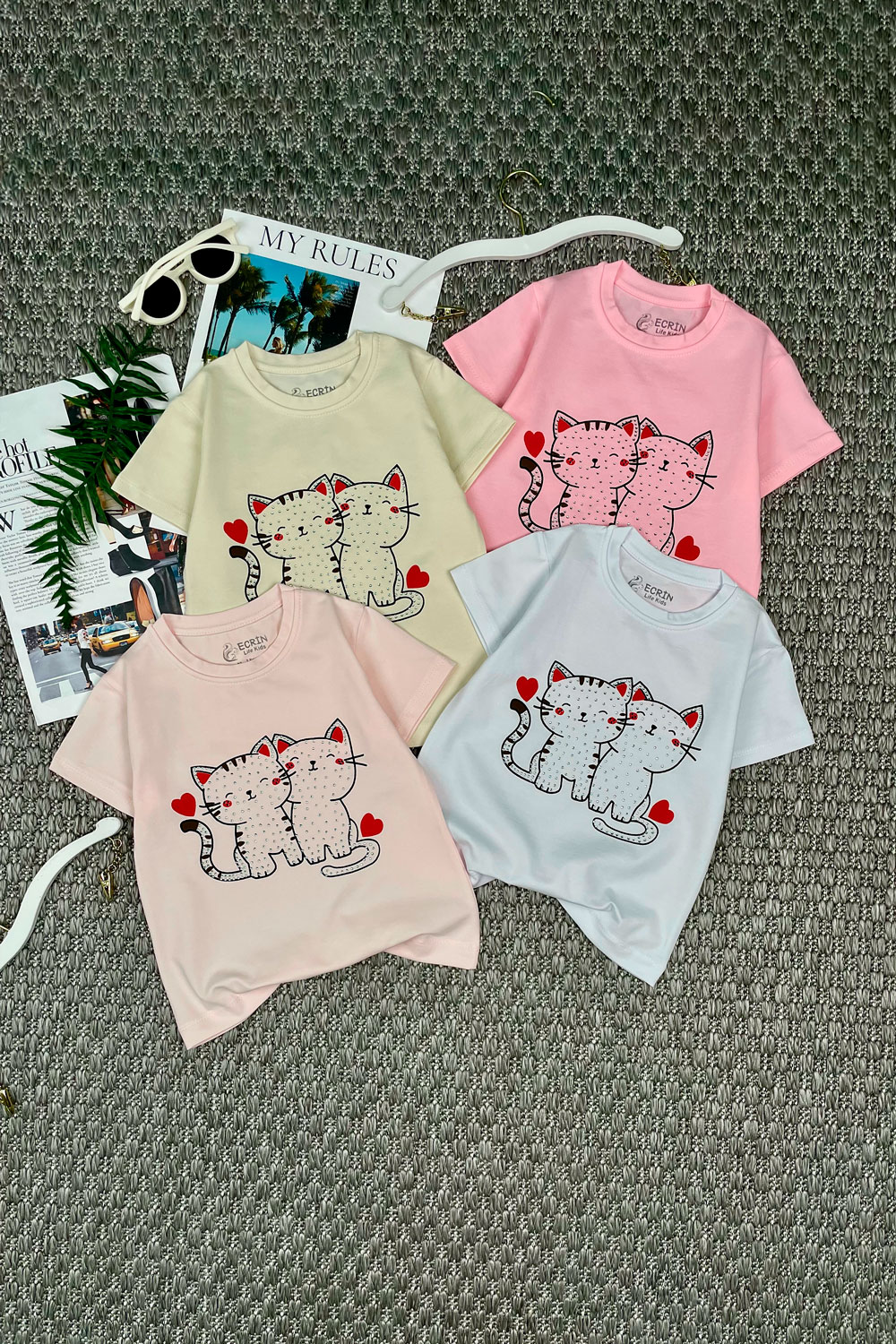 Футболка для девочек детская одежда оптом Томико