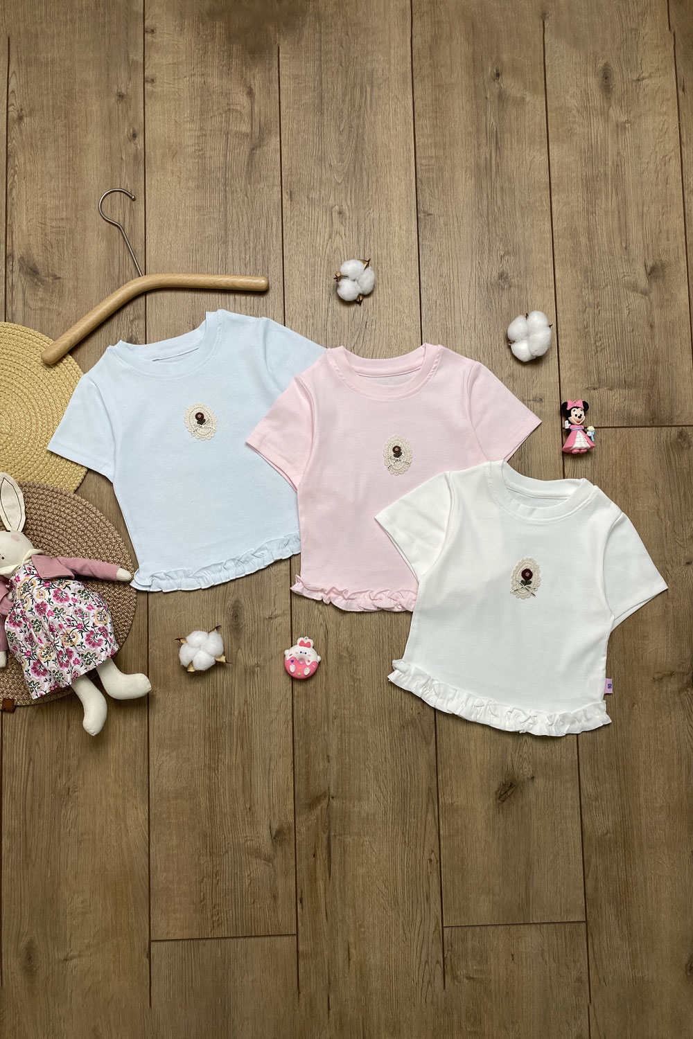 Футболка для девочек 1ОЧ детская одежда оптом Томико