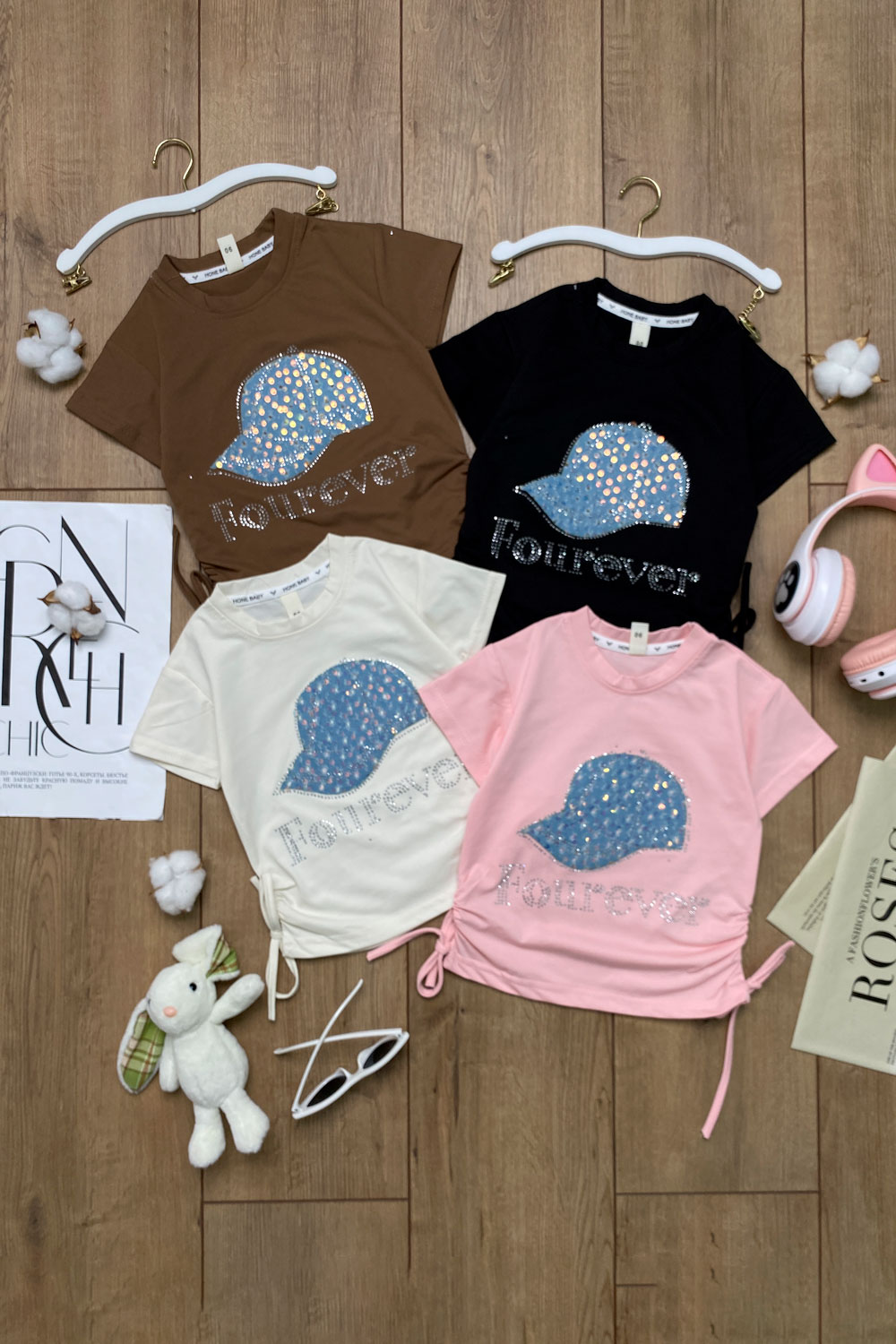 Футболка для девочек детская одежда оптом Томико