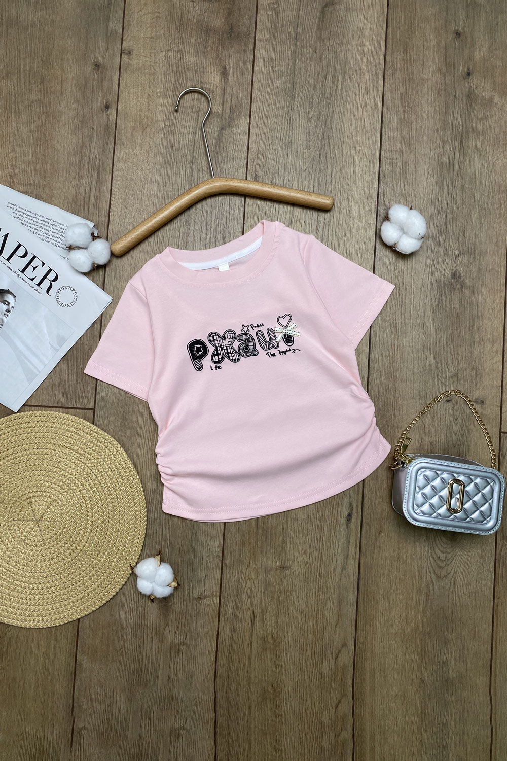 Футболка для девочек 1ОЧ детская одежда оптом Томико