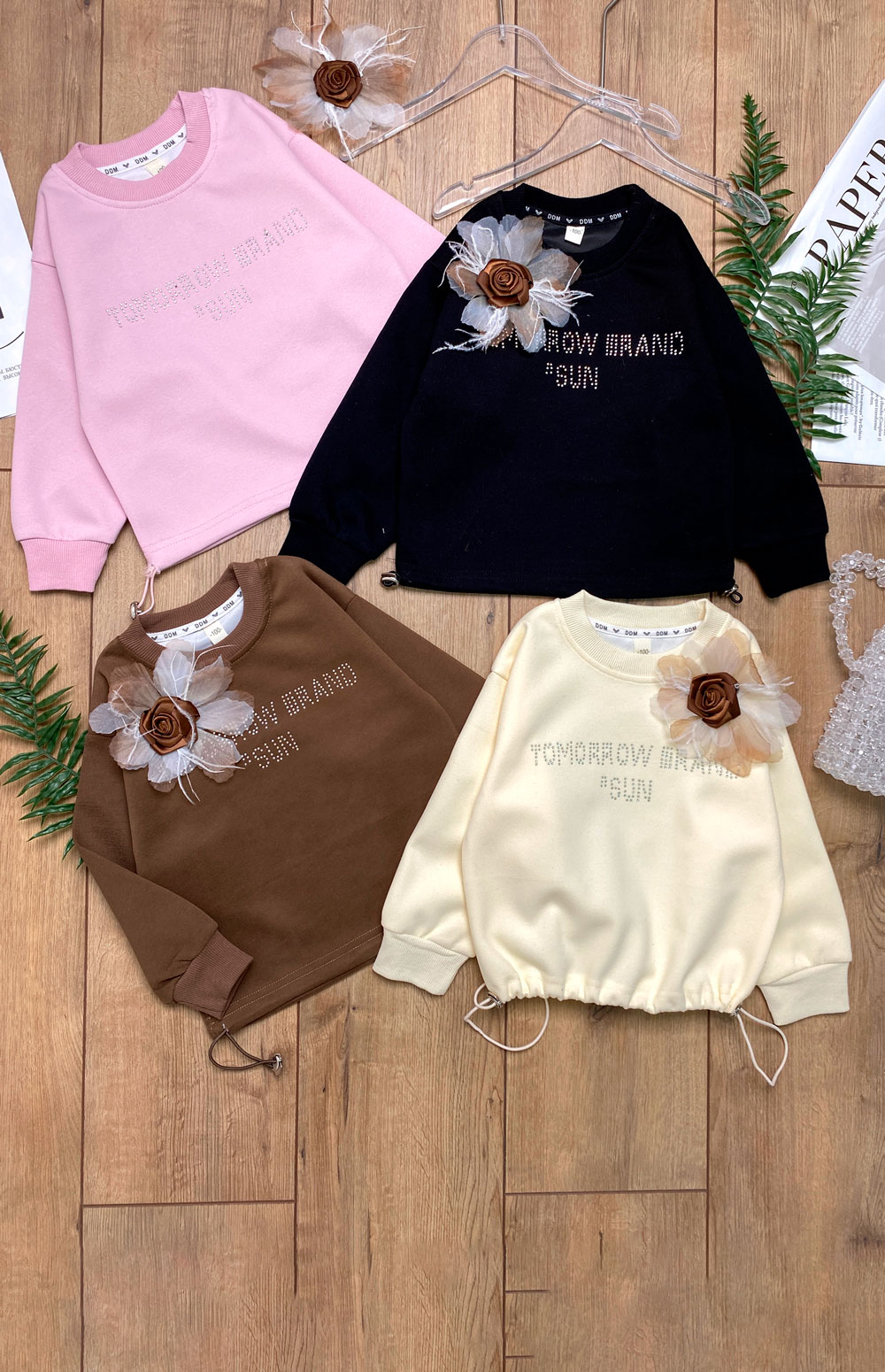 Свитшот для девочек детская одежда оптом Томико