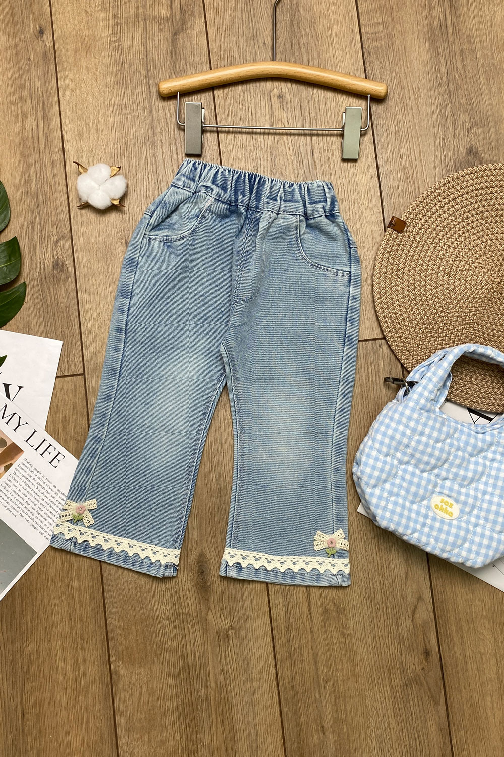 Джинсы для девочек 2ОЧ детская одежда оптом Томико