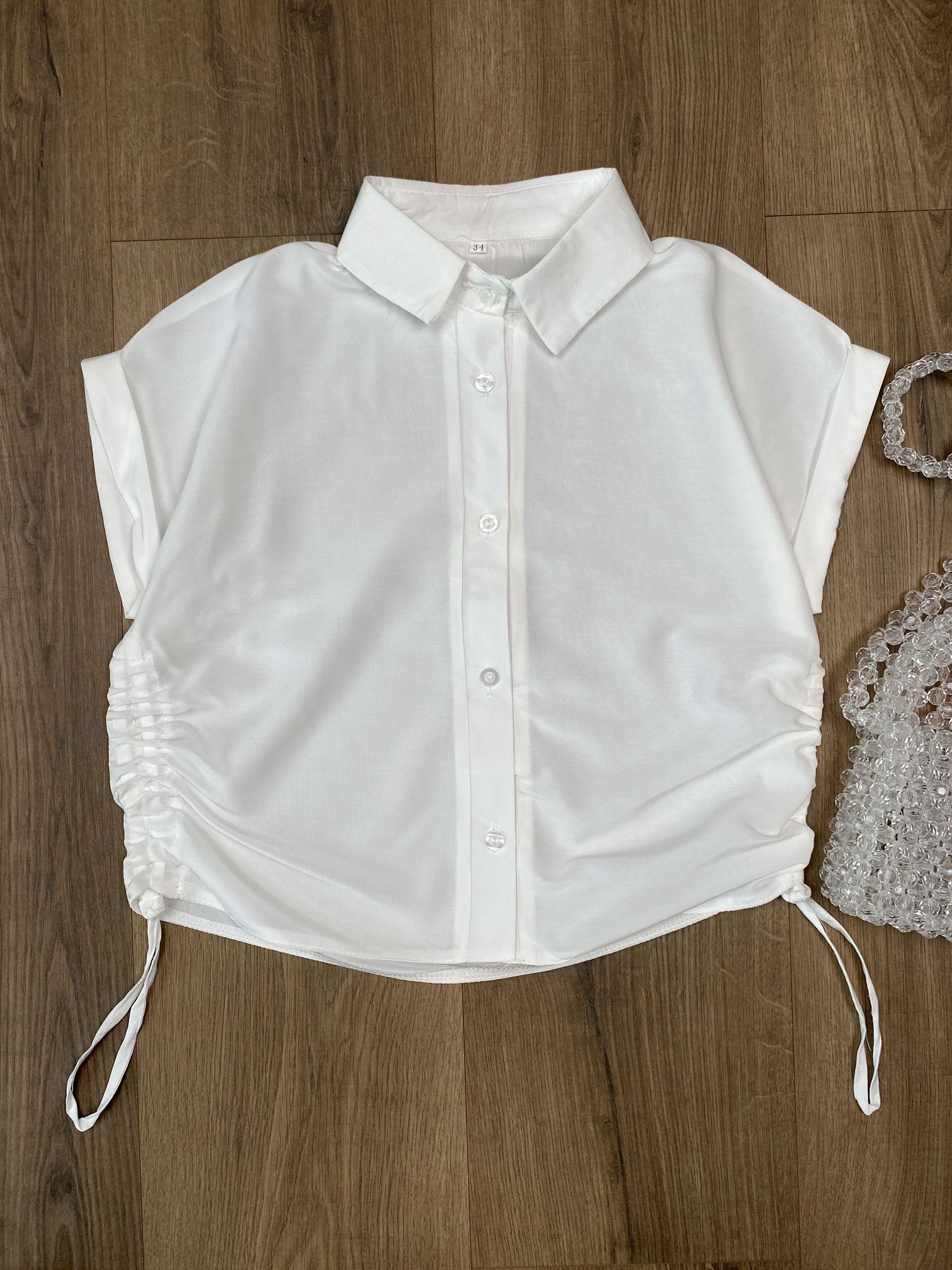 Рубашка для девочек к.р детская одежда оптом Томико