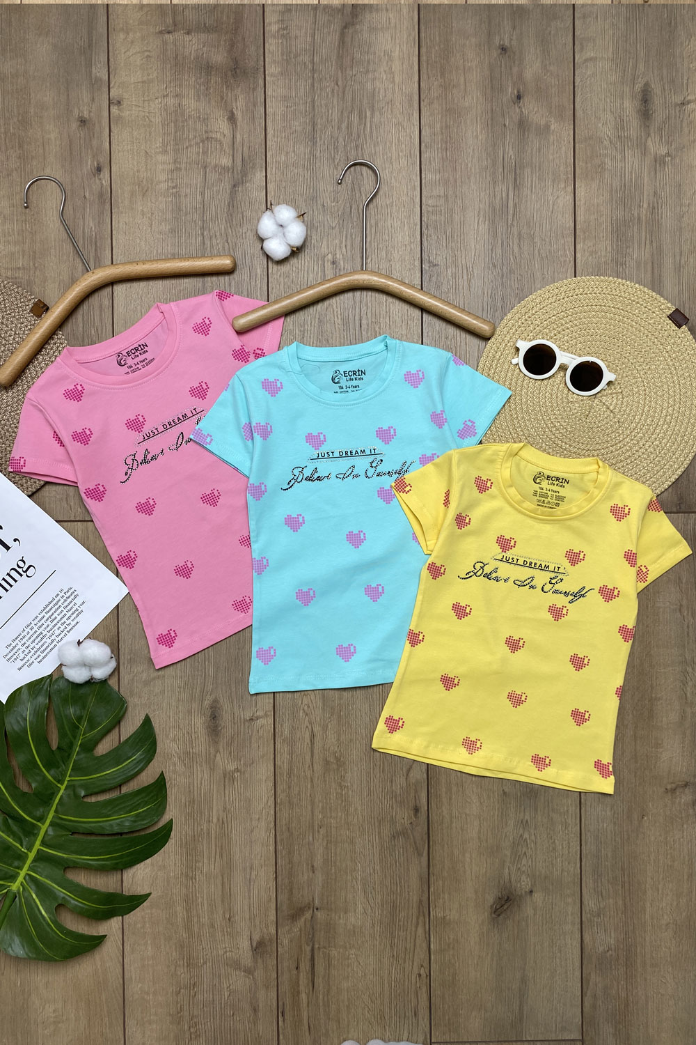 Футболка для девочек детская одежда оптом Томико