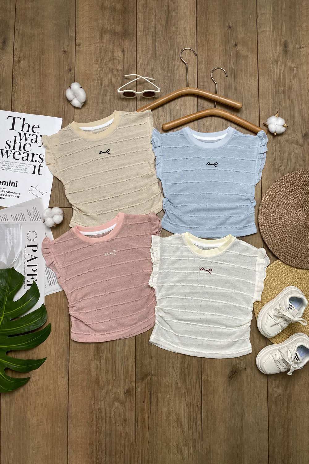 Футболка для девочек 1ОЧ детская одежда оптом Томико