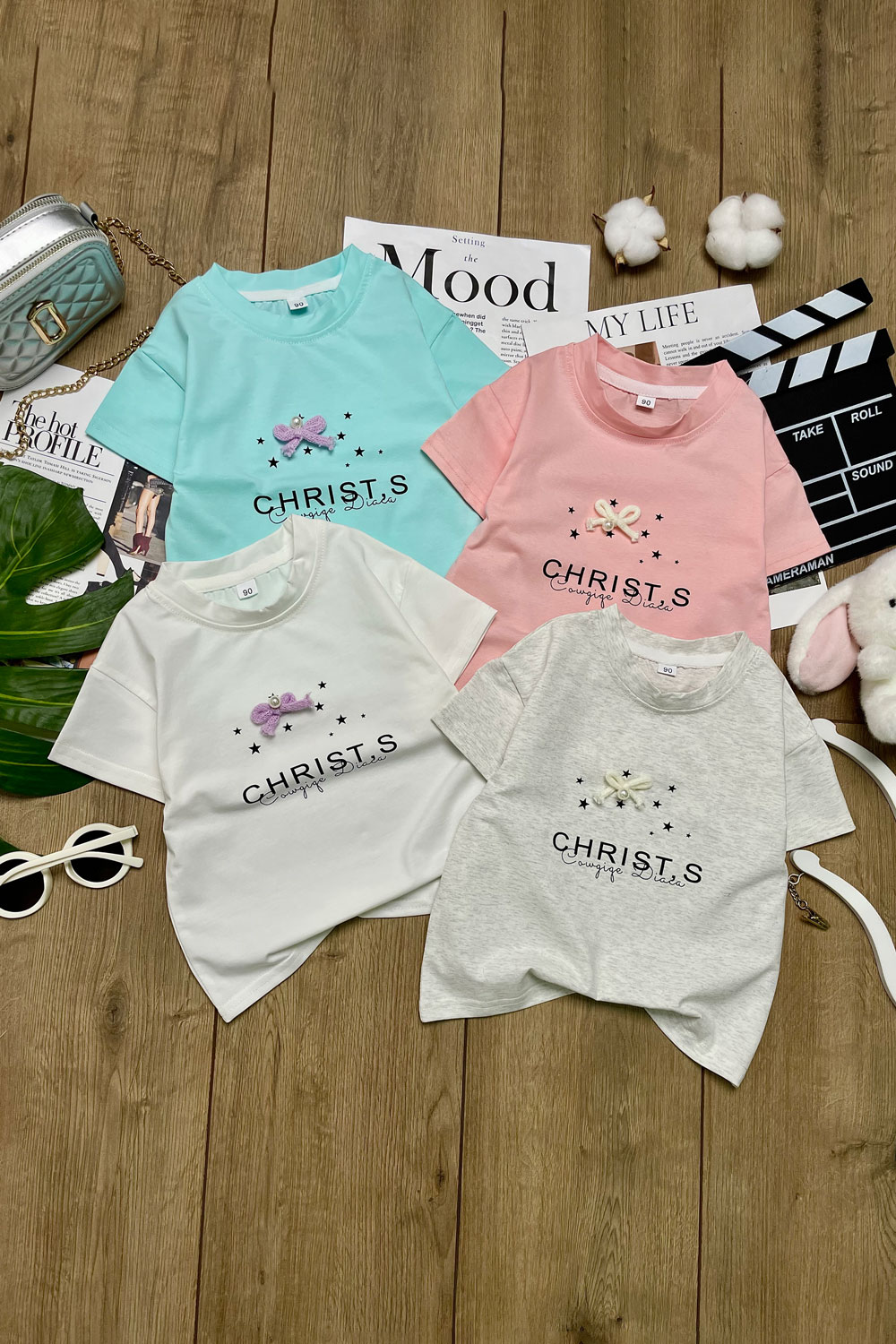 Футболка для девочек 2ОЧ детская одежда оптом Томико