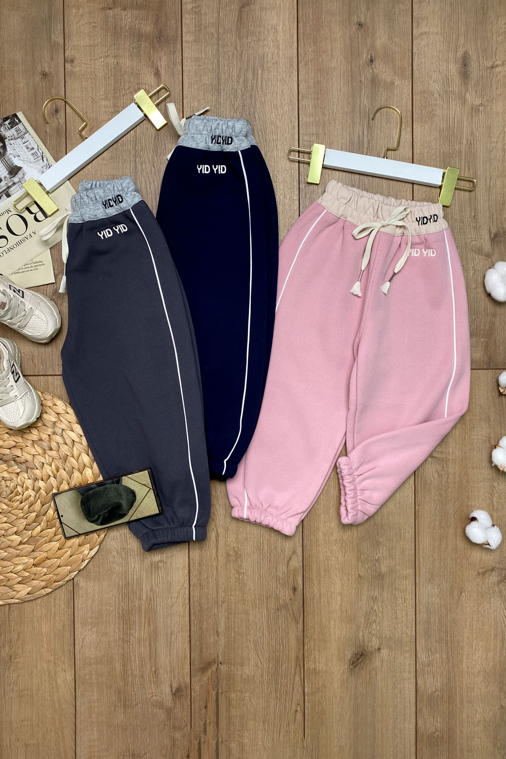 Брюки спортивные для девочек детская одежда оптом Томико