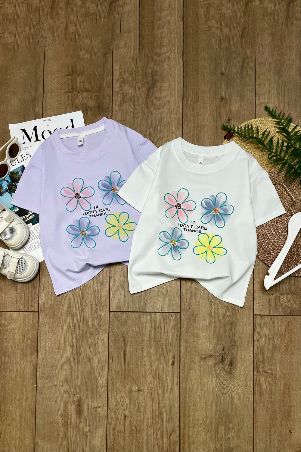 Футболка для девочек 2ОЧ детская одежда оптом Томико