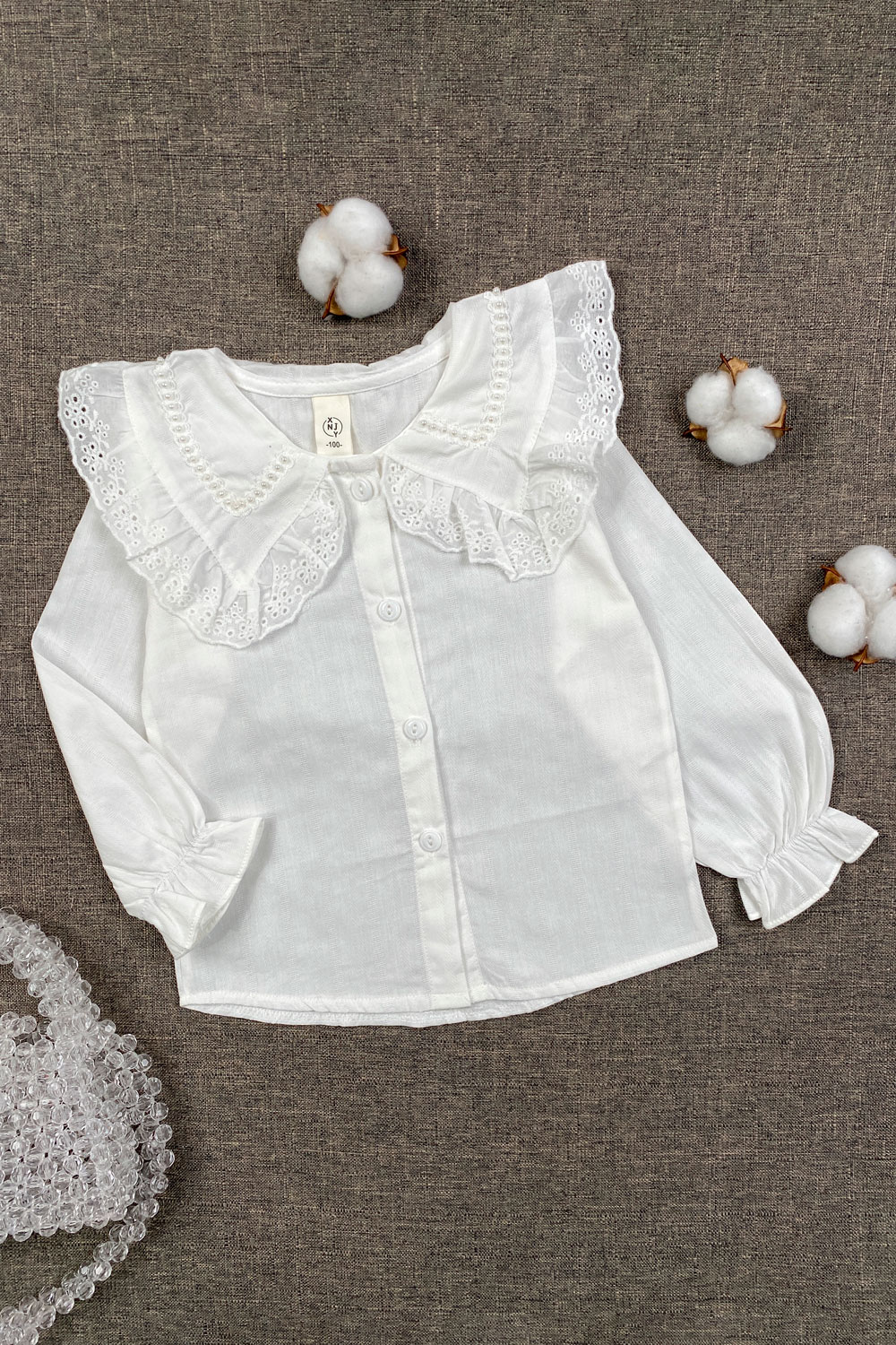 Рубашка для девочек д.р. детская одежда оптом Томико