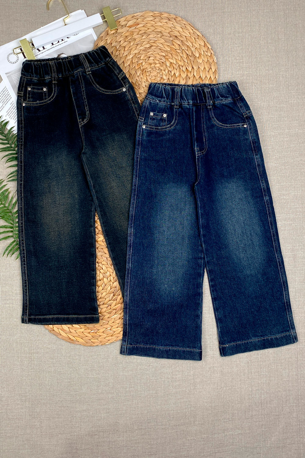 Джинсы для девочек  детская одежда оптом Томико