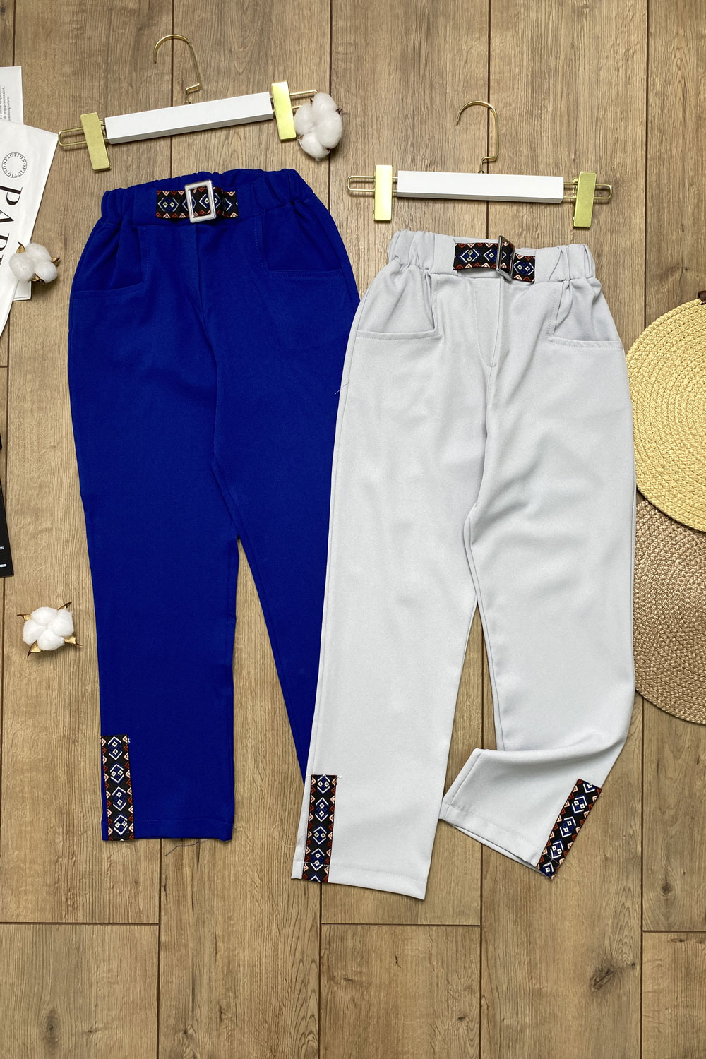 Брюки для девочек детская одежда оптом Томико