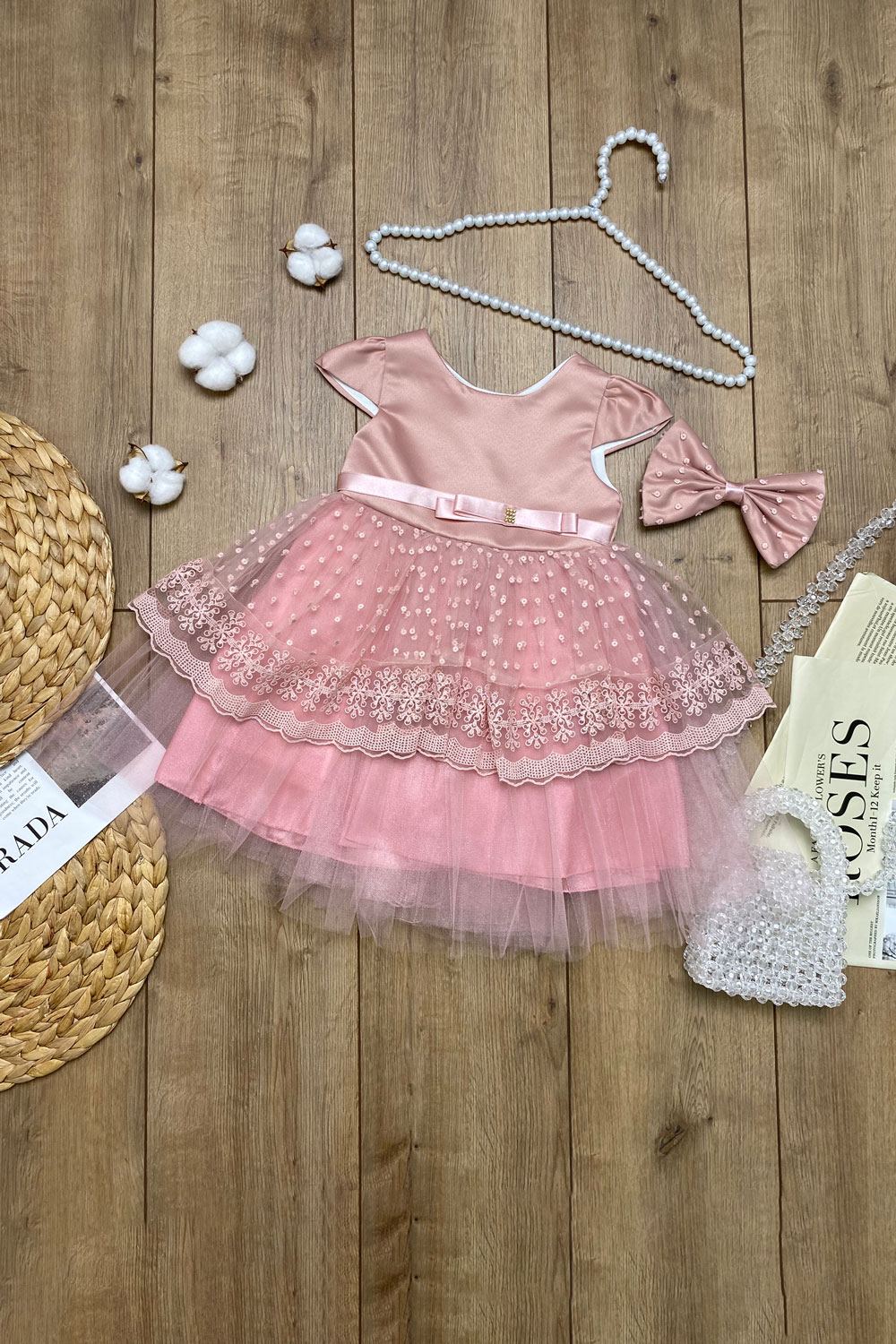 Платье нарядное  детская одежда оптом Томико