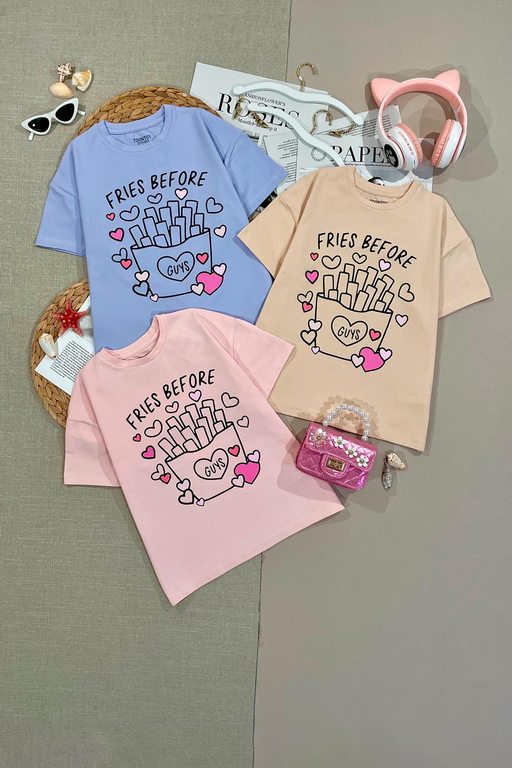 Футболка для девочек детская одежда оптом Томико