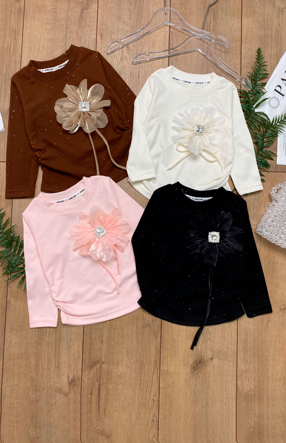 Лонгслив для девочек детская одежда оптом Томико