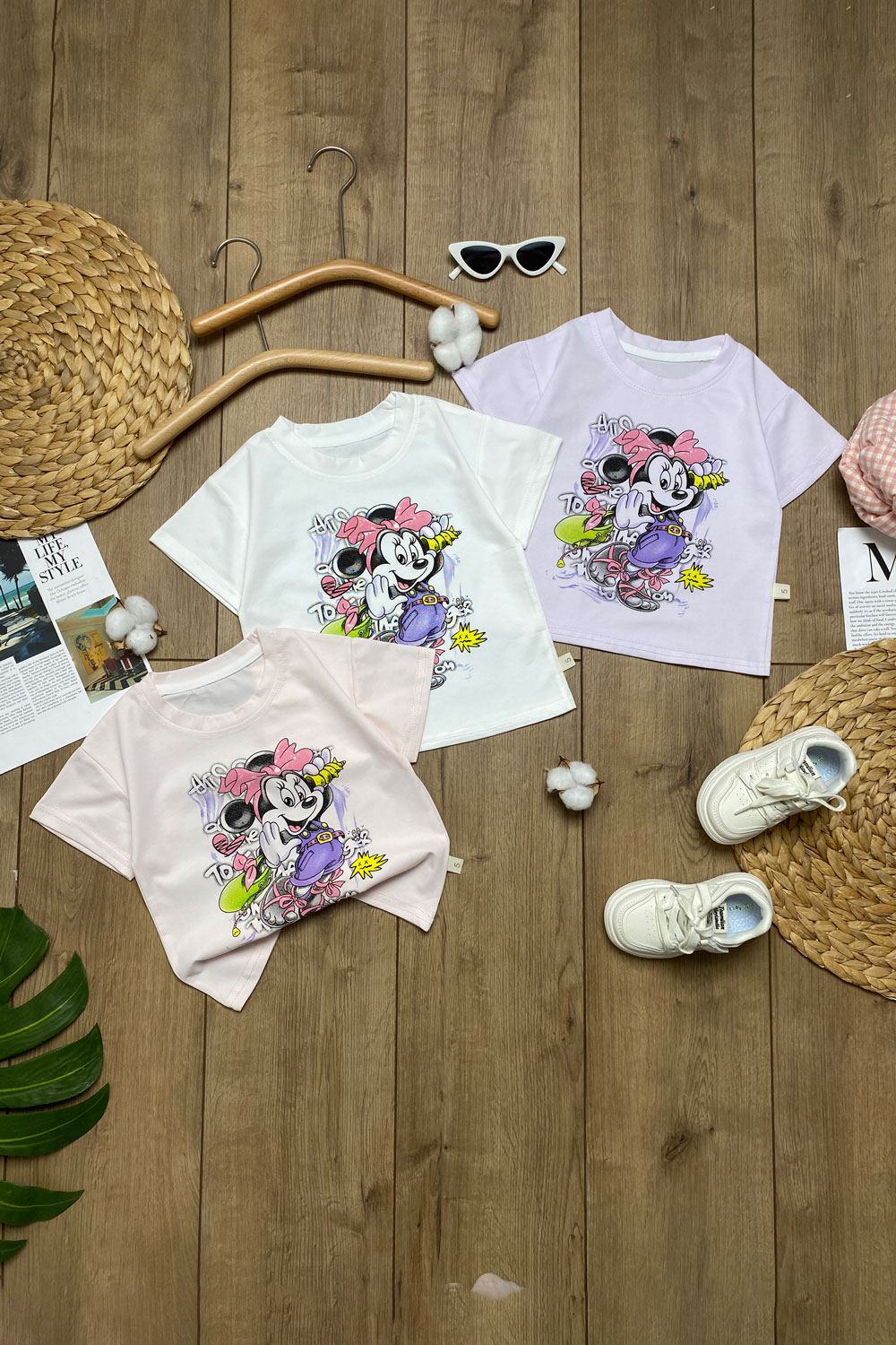 Футболка для девочек 2ОЧ детская одежда оптом Томико