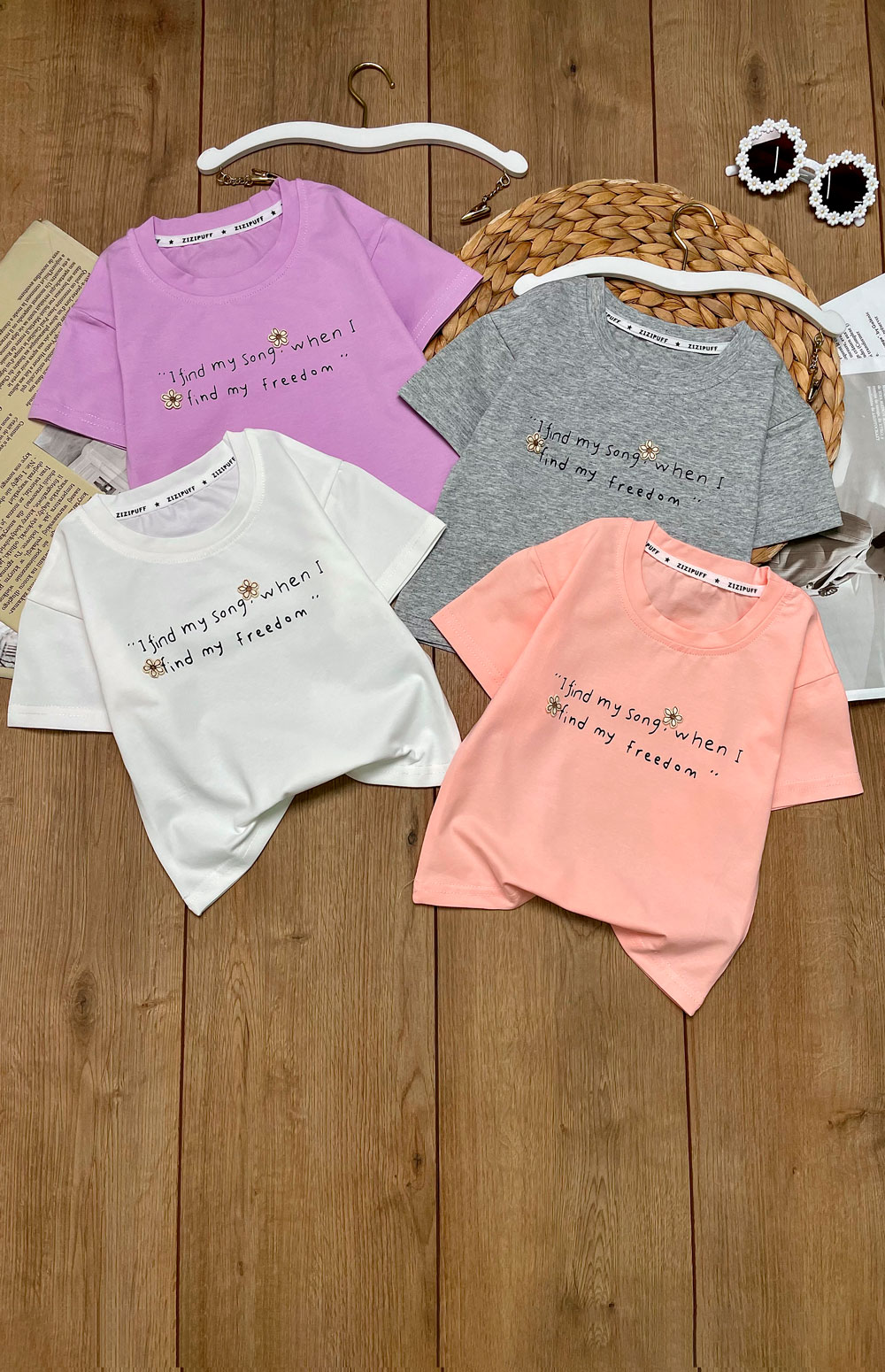 Футболка для девочек детская одежда оптом Томико