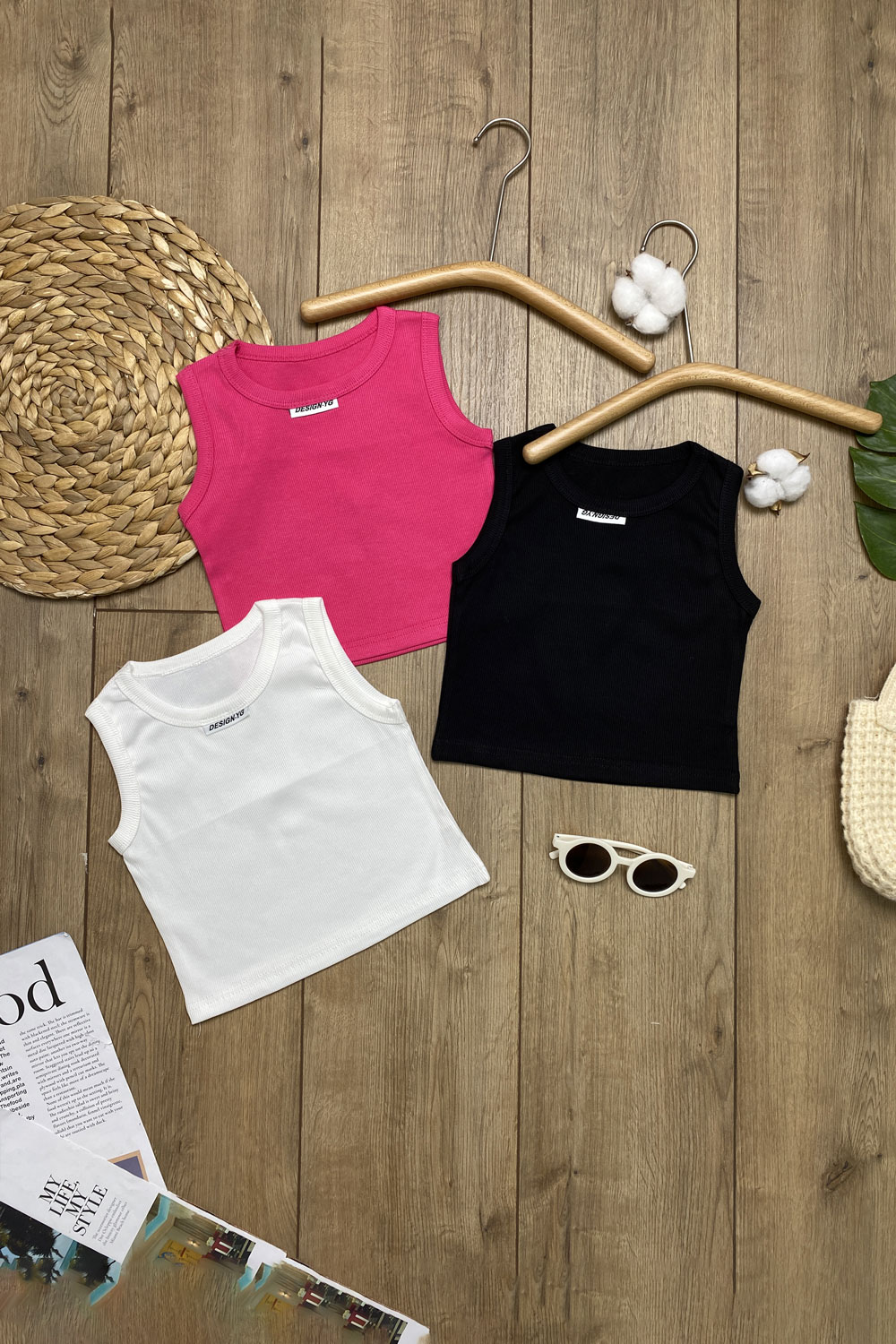 Майка для девочек 1ОЧ детская одежда оптом Томико