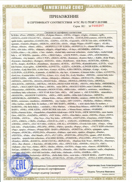 Сертификат 1